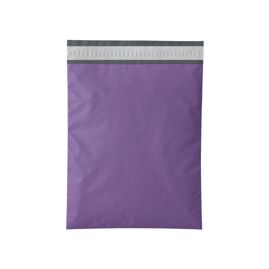 E-ticaret ve pazaryeri gönderileri için kullanılan cepsiz mor kargo poşeti – dayanıklı yapısıyla ürünleri korur, canlı rengiyle dikkat çeker ve markanıza farklılık katar