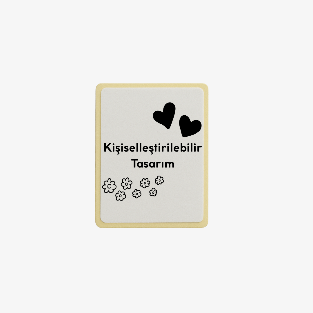 Kişiselleştirilebilir Tasarım Sticker